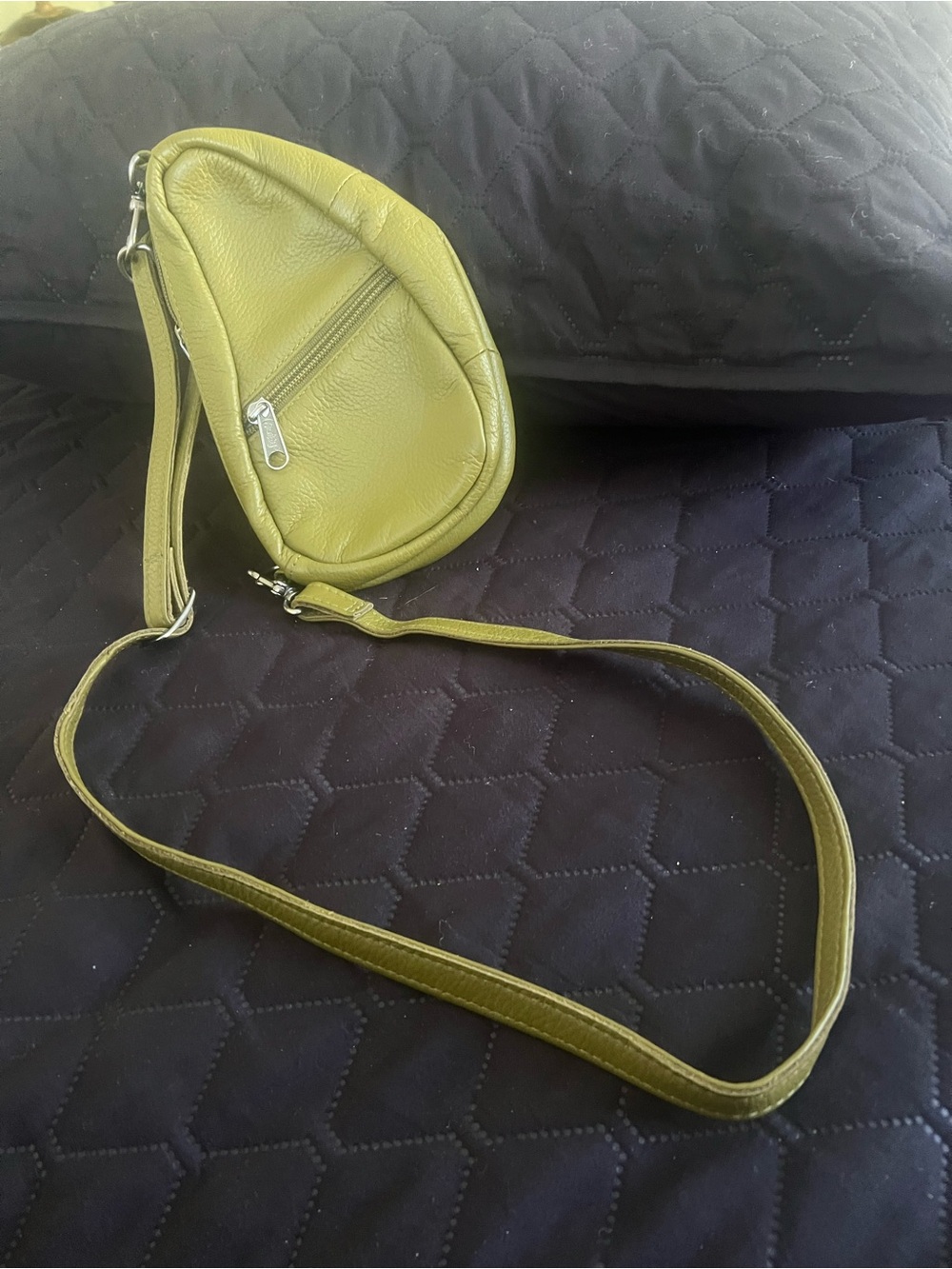 Ameribag Mini Leather Crossbody Matcha Greeen